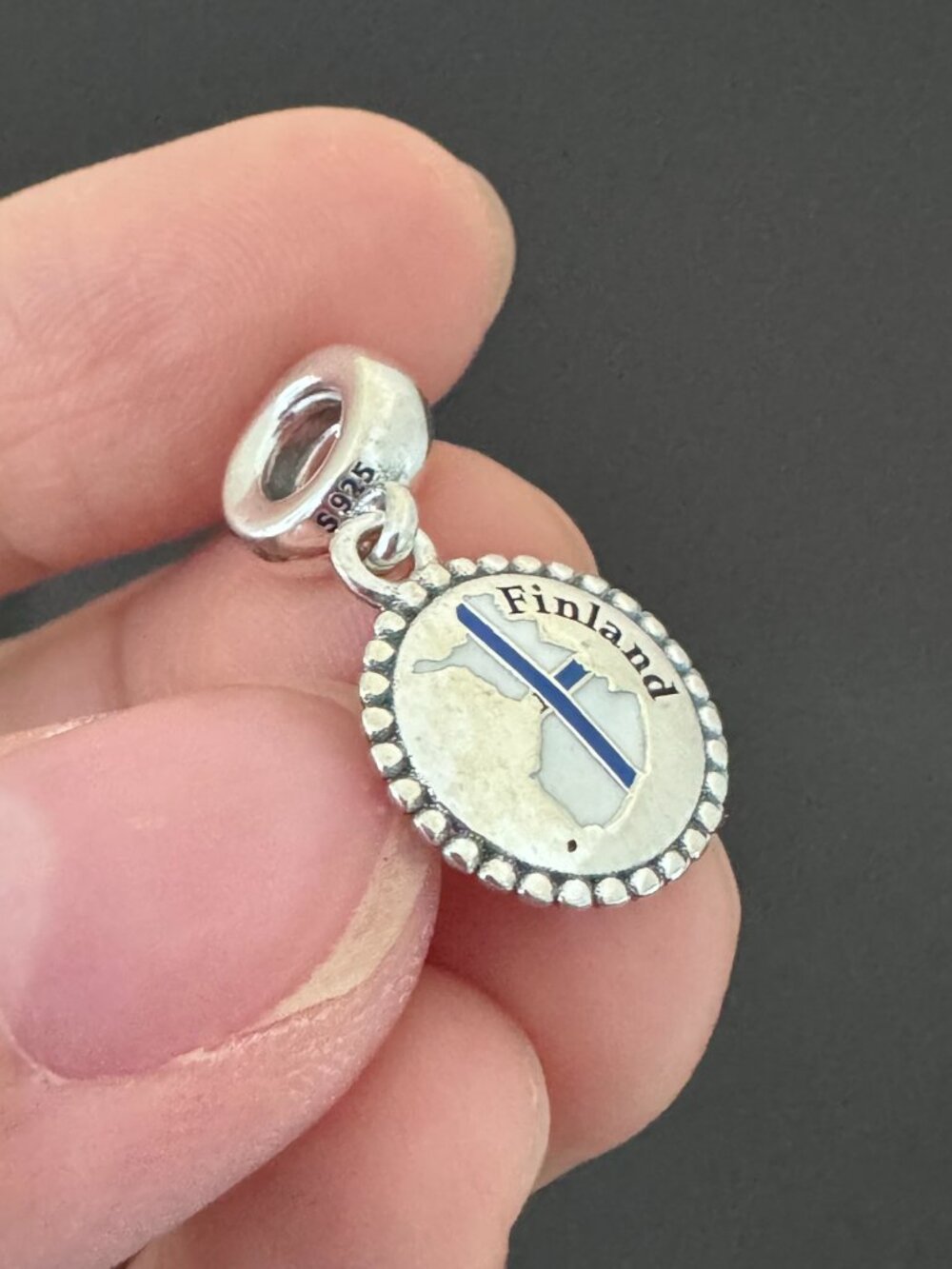 Pandora Finland Flag  Exclusive Charm